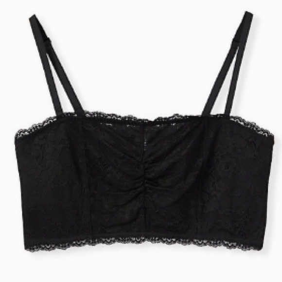 torrid Other - NWT TORRID BLACK LACE LIGHTLY PADDED BANDEAU